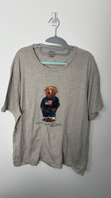  Vintage Ralph Lauren Polo Bear USA Flag T-Shirt