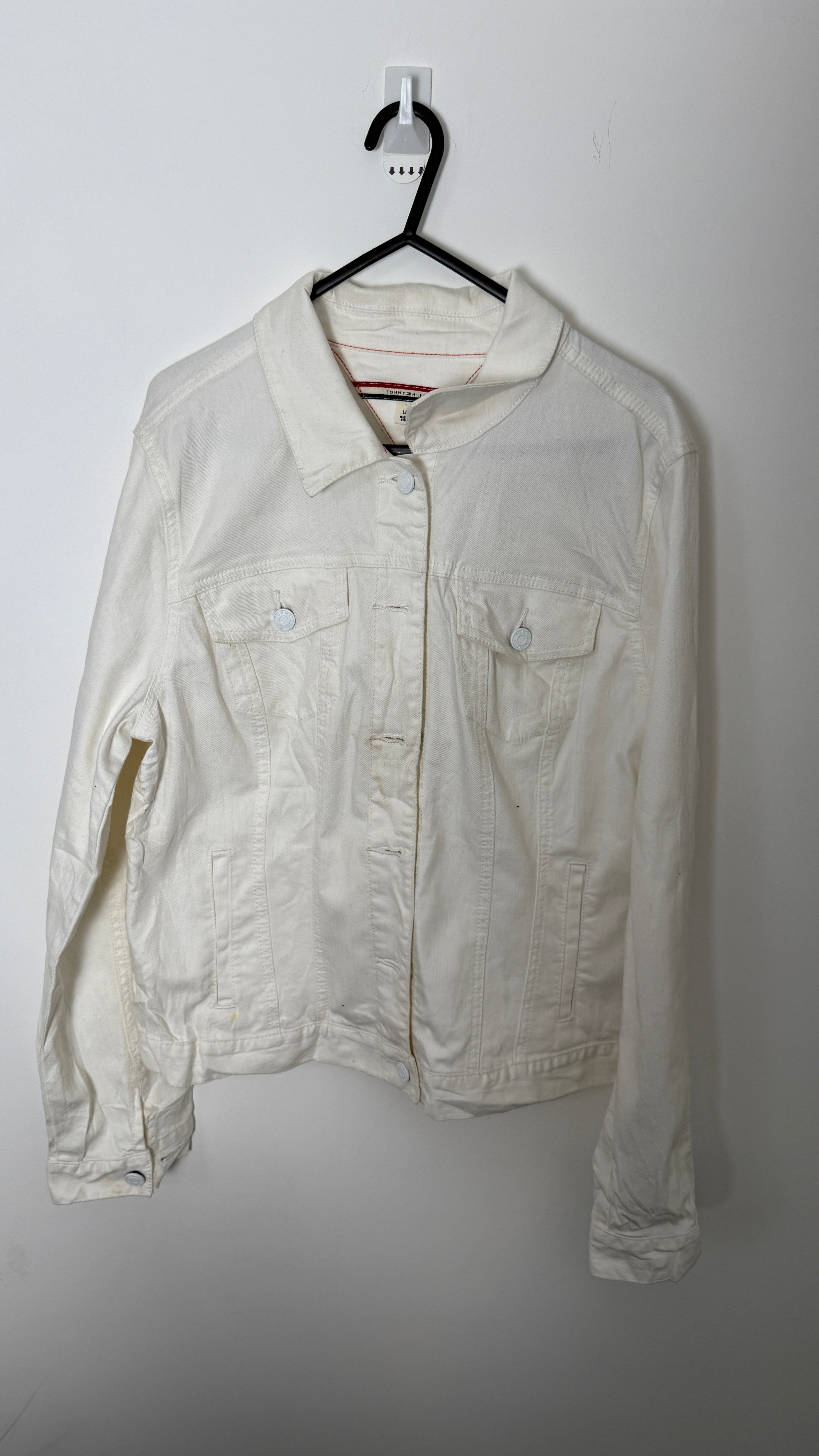 Tommy Hilfiger Cream Denim Jacket
