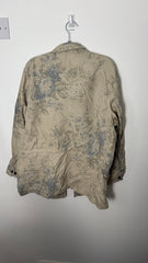 Vintage Chaps Floral Jacket Zip Front and Snaps