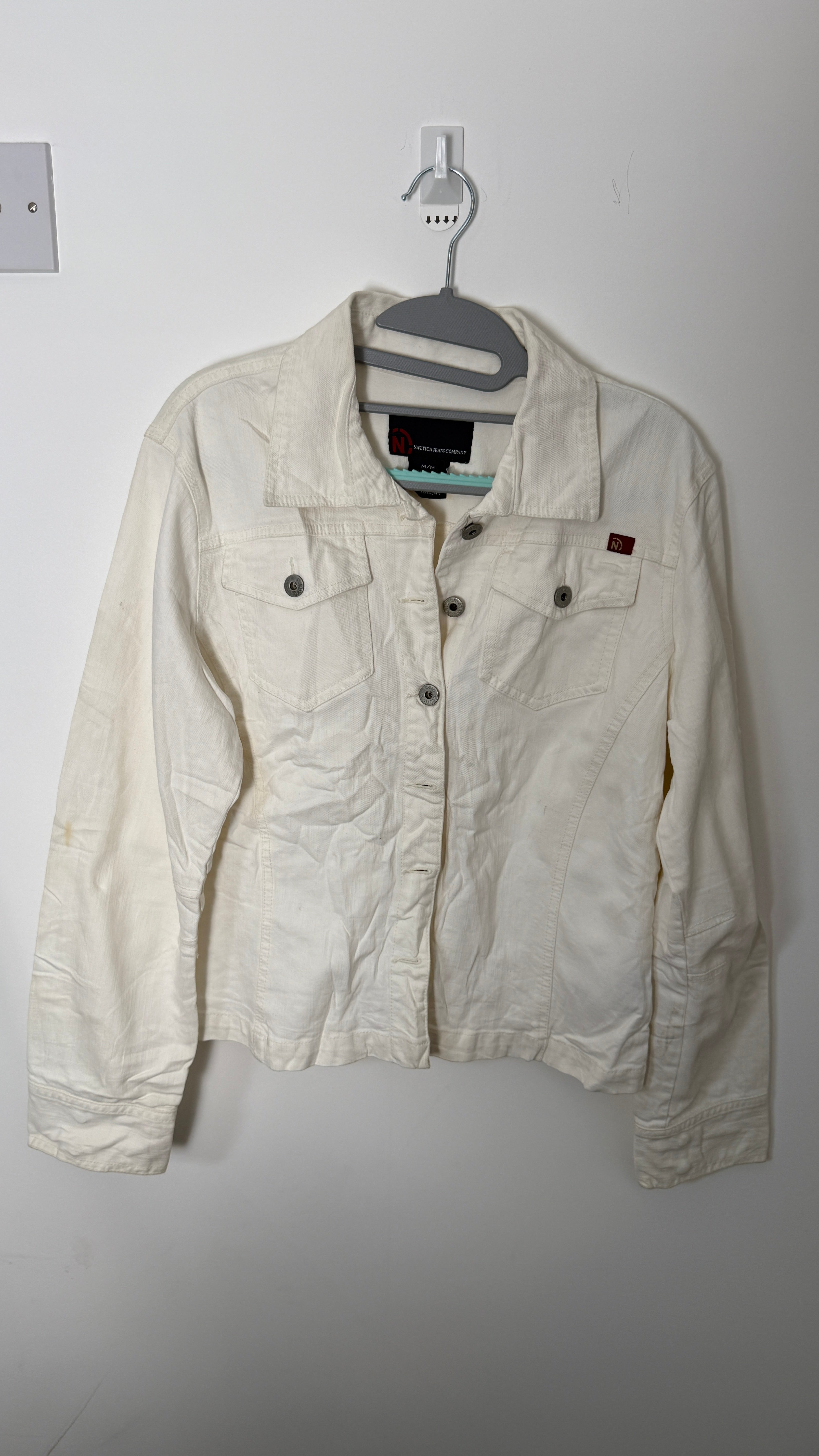 Nautica Jeans Company off white Denim Jacket