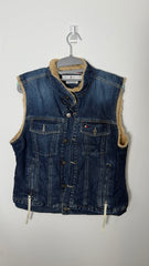 Tommy Hilfiger Denim Sherpa Lined Jeans Vest