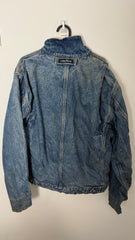 Nautica Denim Barn Jacket Corduroy Collar and Cuffs- White UK