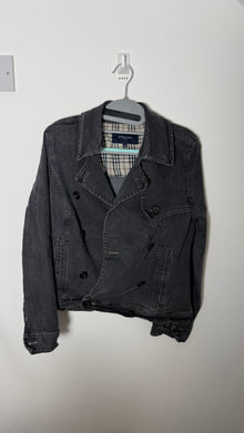  Vintage Double Breasted Burberry Denim Jacket