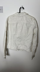 Vintage Tommy Hilfiger White Slim Denim Jacket