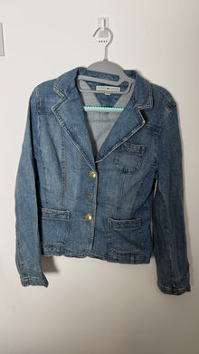  Vintage Tommy Hilfiger Tailerd Denim Long Sleeved Blazer Jacket
