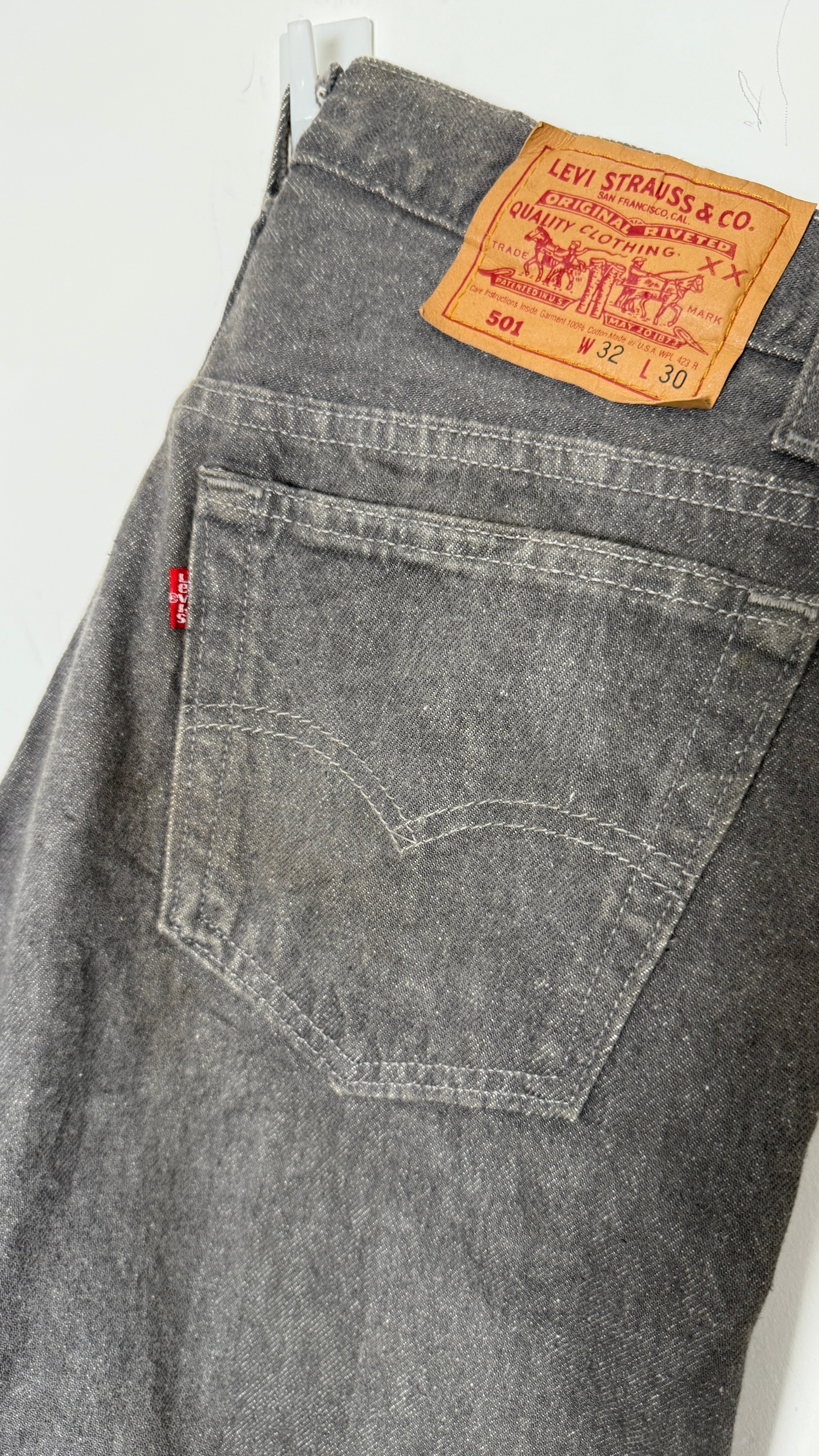 Vintage Levi's 501 XX, USA Made Denim Jeans - W32 L30