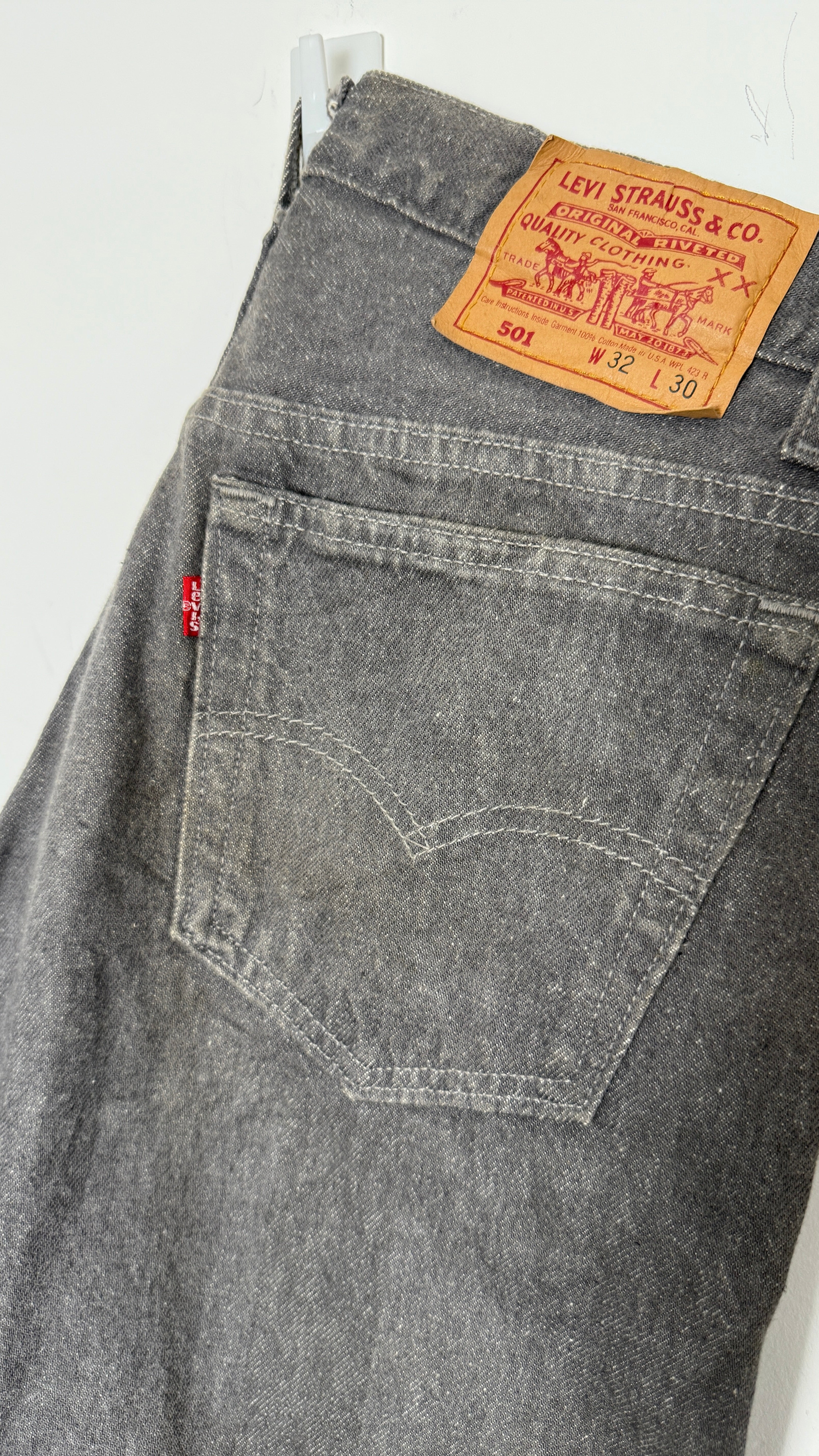 Vintage Levi's 501 XX, USA Made Denim Jeans - W32 L30