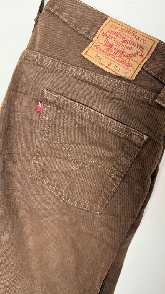 Rare Vintage Levi's 501 XX, USA Made, Disstressed Demin Jeans - W36 L34