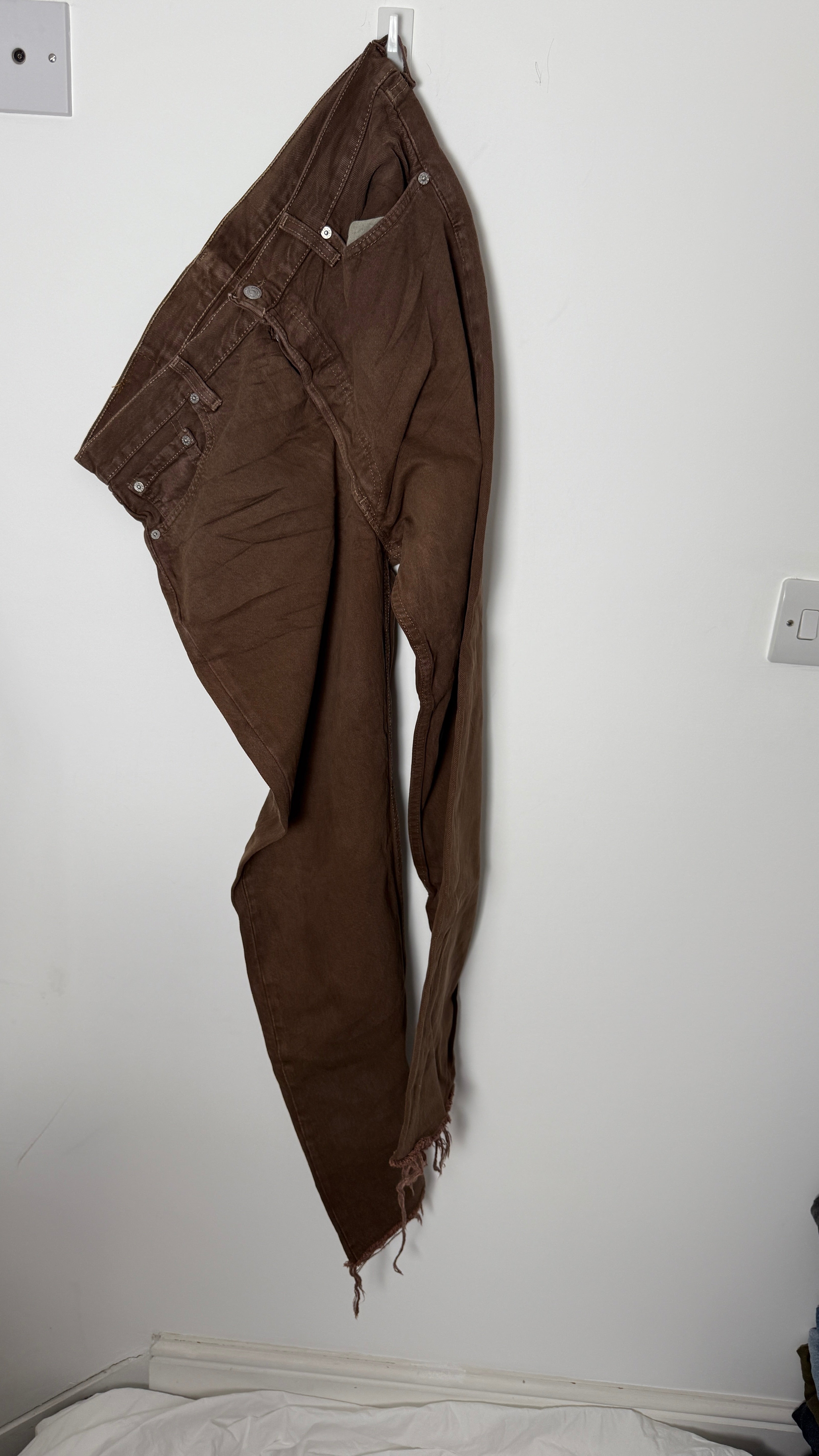 Vintage Levi's 501 XX, USA Made, Disstressed Denim Jeans - W36 L30