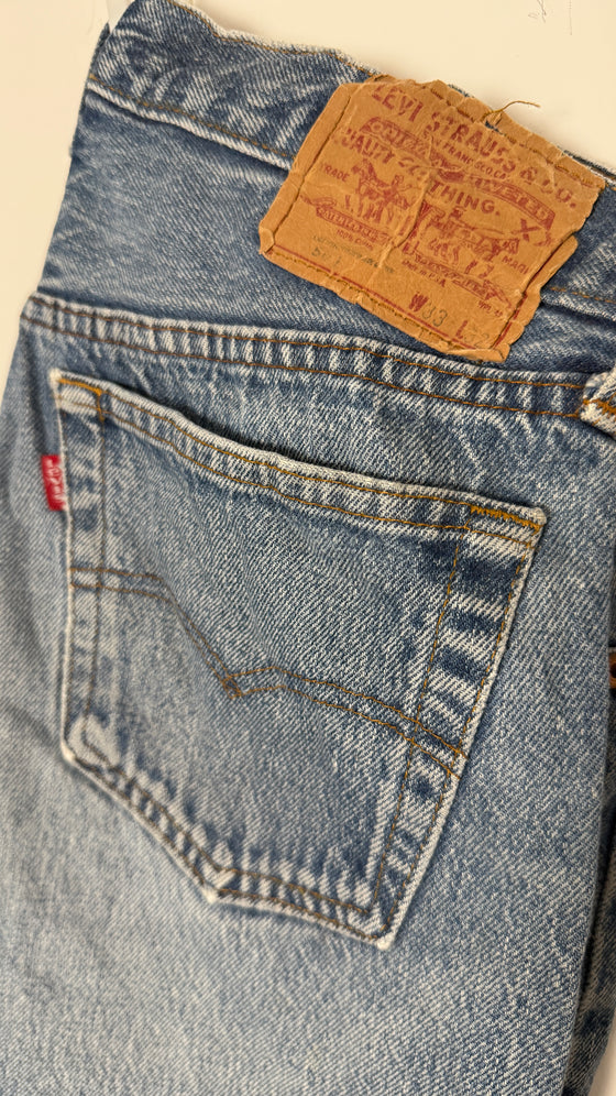 Rare Vintage Levi's 501 XX, USA Made Denim Jeans - W33 L32