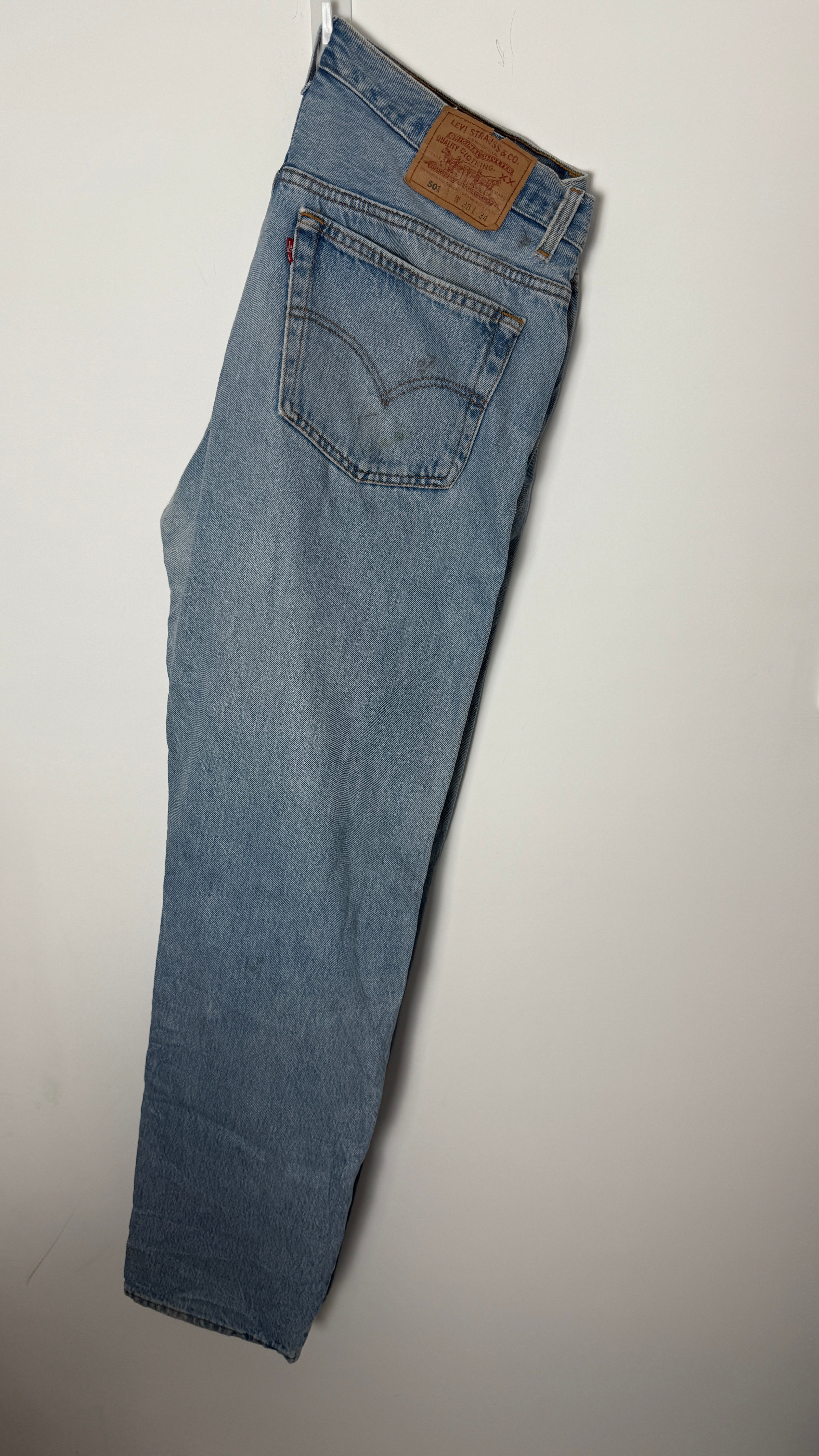 Vintage Levi's 501 XX, USA Made Denim Jeans -  W38 L34
