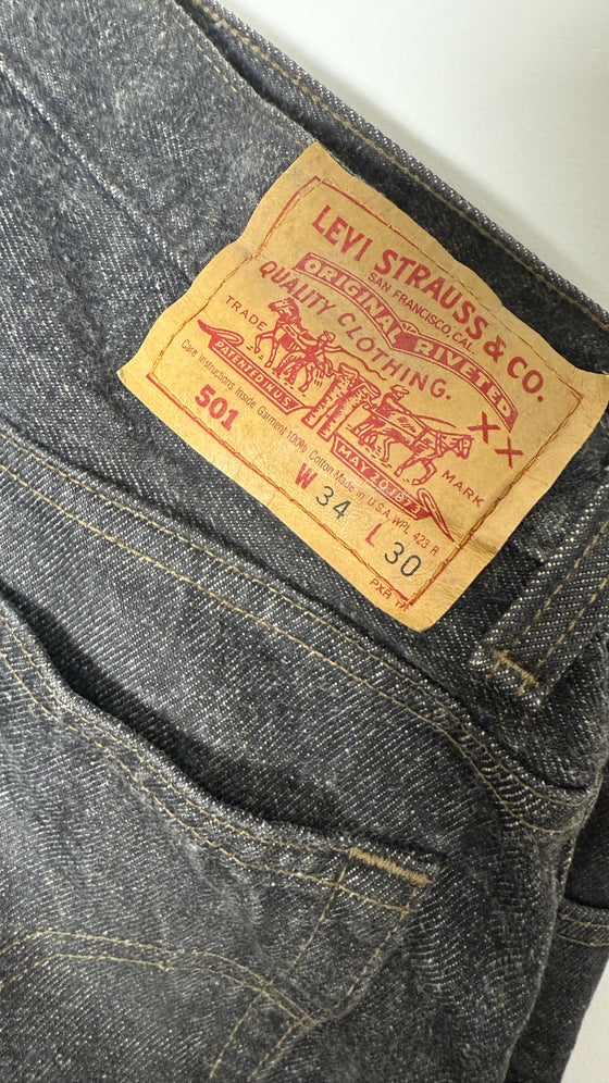 Rare Vintage Levi's 501 XX, USA Made Denim Jeans -  W34 L30