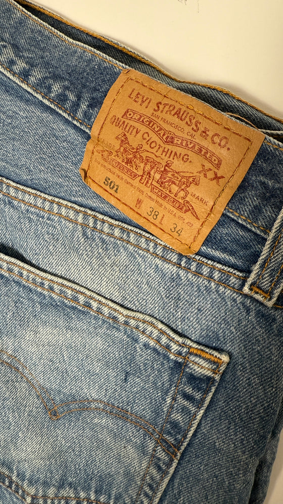 Rare Vintage Levi's 501 XX, USA Made Denim Jeans -  W38 L34