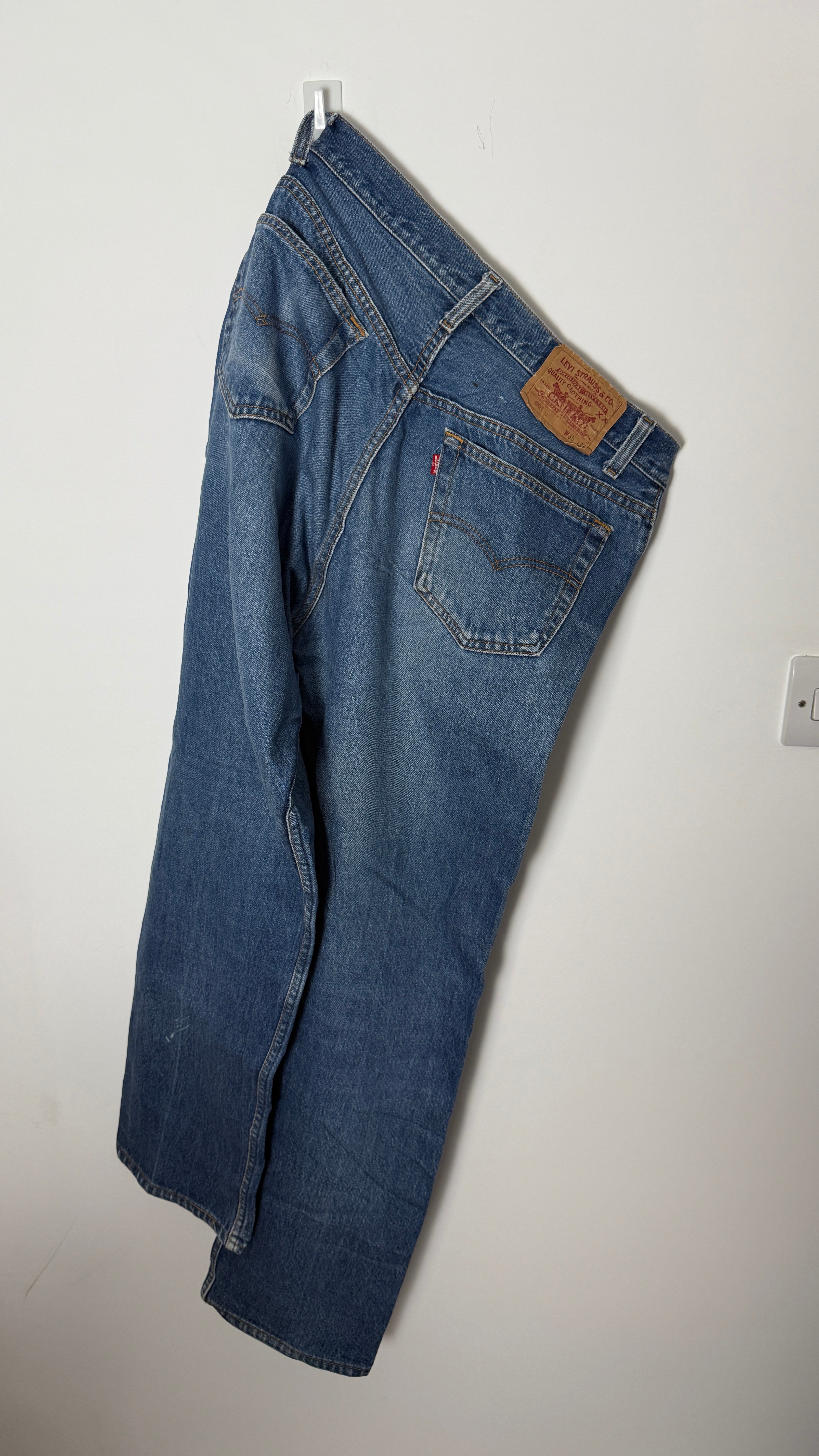 Vintage Levi's 501 XX, USA Made Denim Jeans -  W35 L30