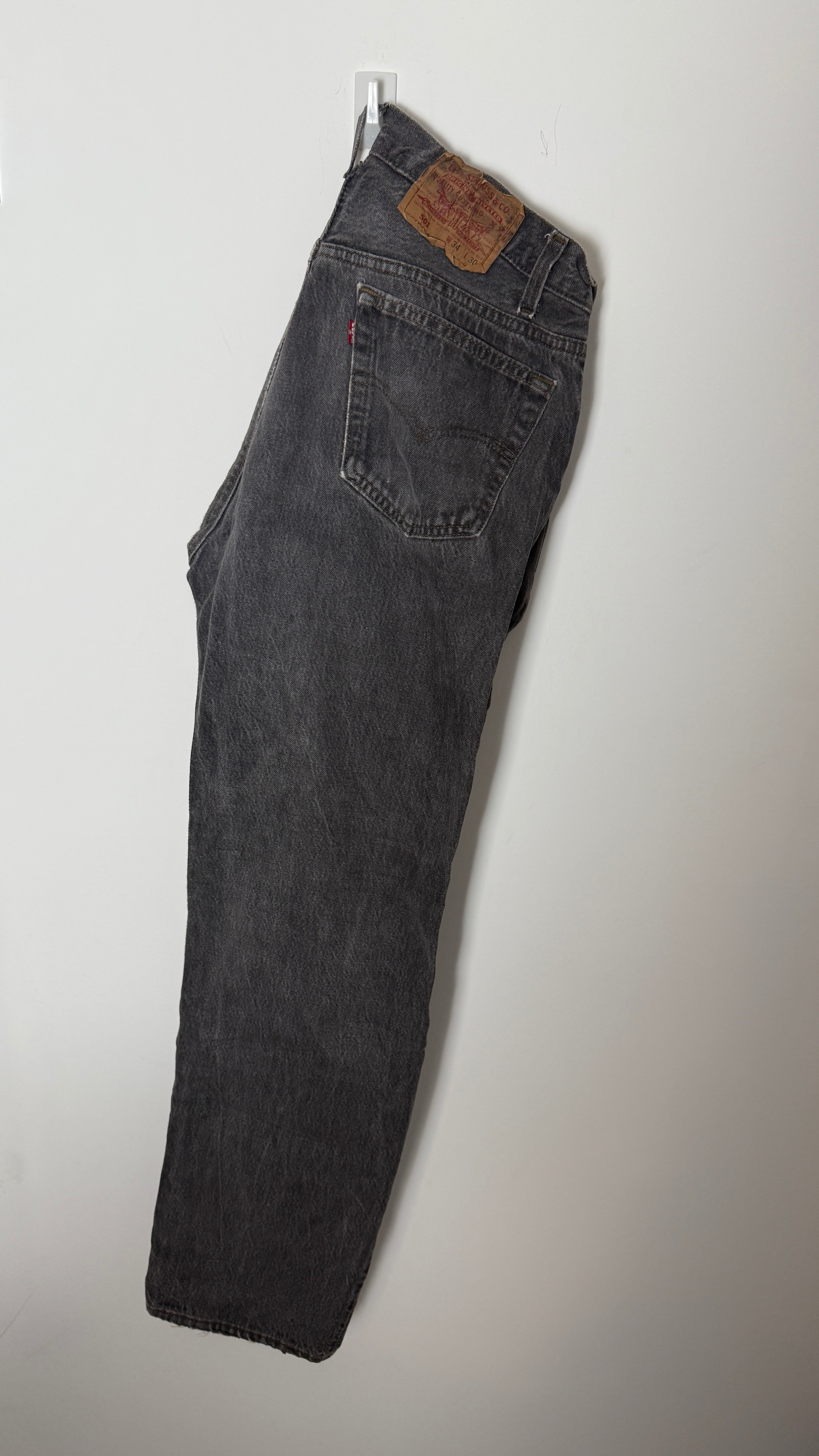 Vintage Levi's 501 XX, USA Made, Disstressed Denim Jeans - W34 L30