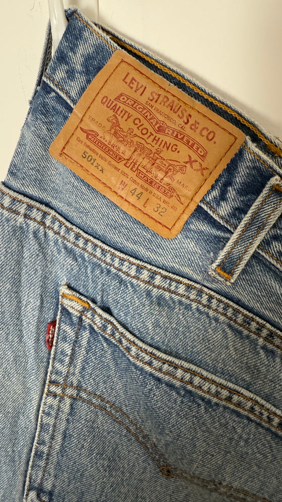 Rare Vintage Levi's 501 XX, USA Made Demin Jeans -  W44 L32
