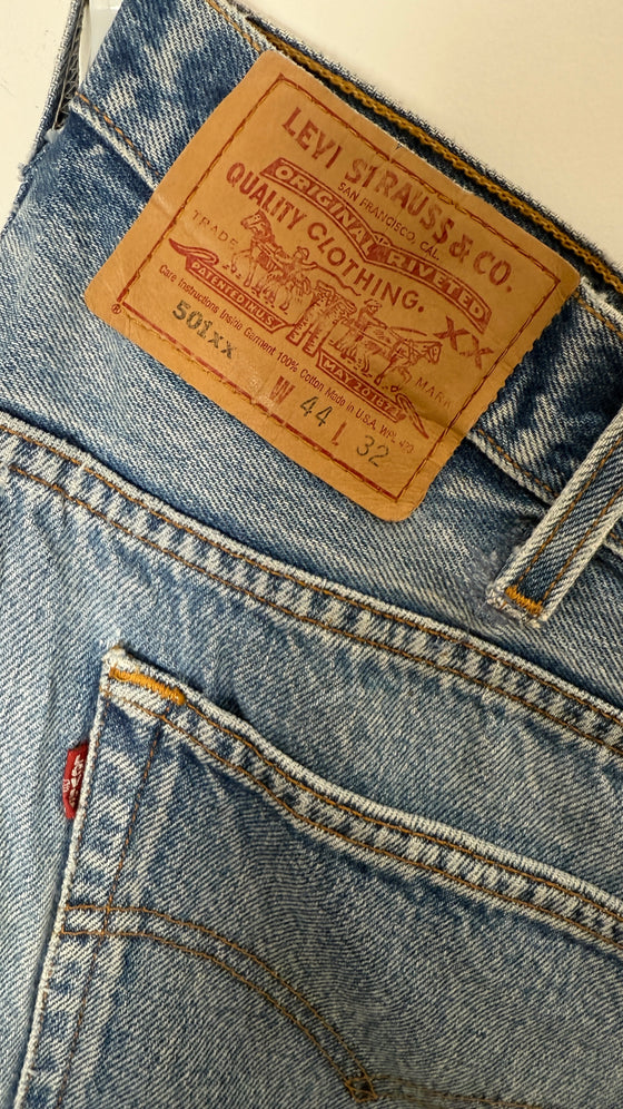 Rare Vintage Levi's 501 XX, USA Made Demin Jeans -  W44 L32