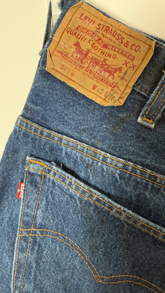 Rare Vintage Levi's 501 XX, USA Made Demin Jeans - W40 L36