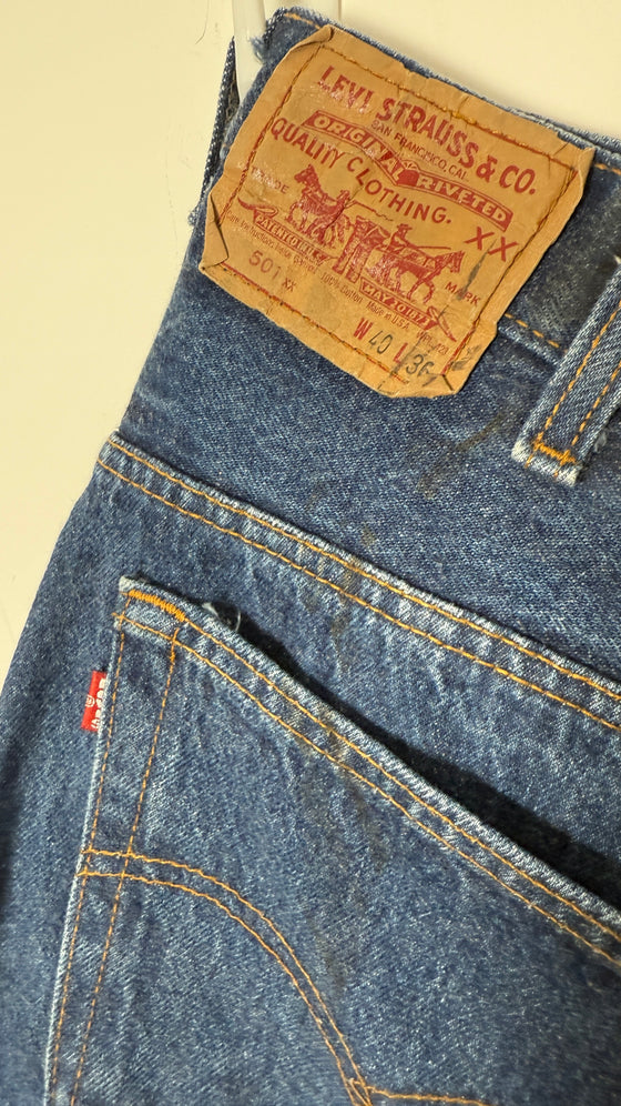 Rare Vintage Levi's 501 XX, USA Made Demin Jeans - W40 L36