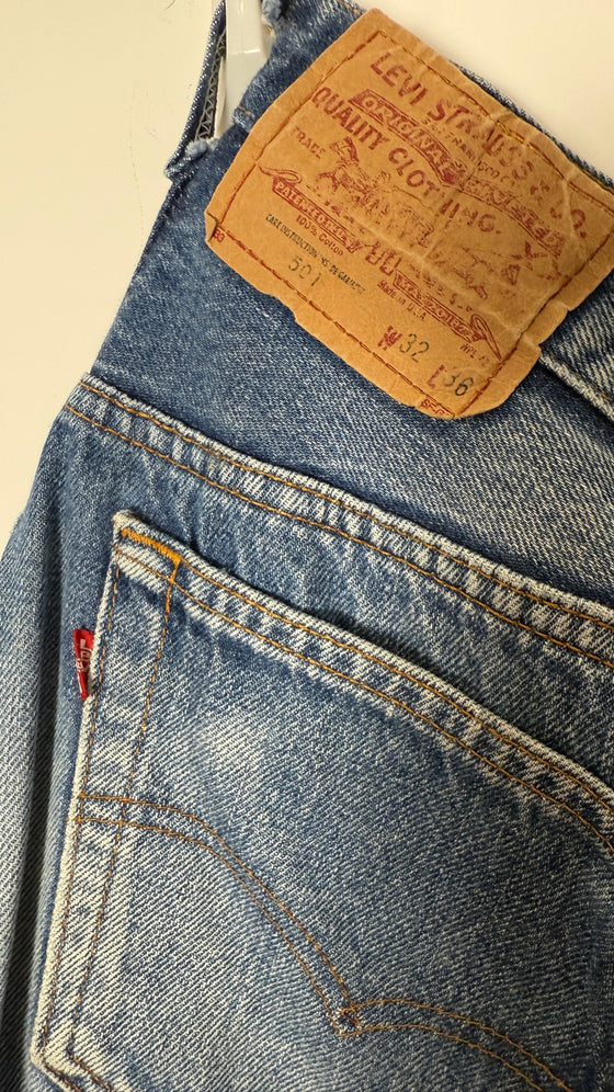 Rare Vintage Levi's 501 XX, USA Made Demin Jeans - W32 L36
