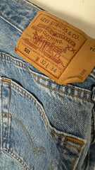Rare Vintage Levi's 501 XX, USA Made Denim Jeans - Faded Light Blue - W31 L30