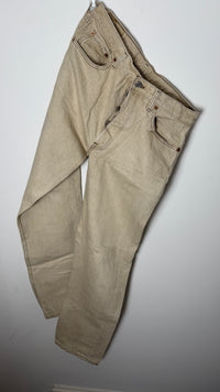 Vintage Levi's 501 XX, USA Made, Denim Jeans - Camel - W34 L32