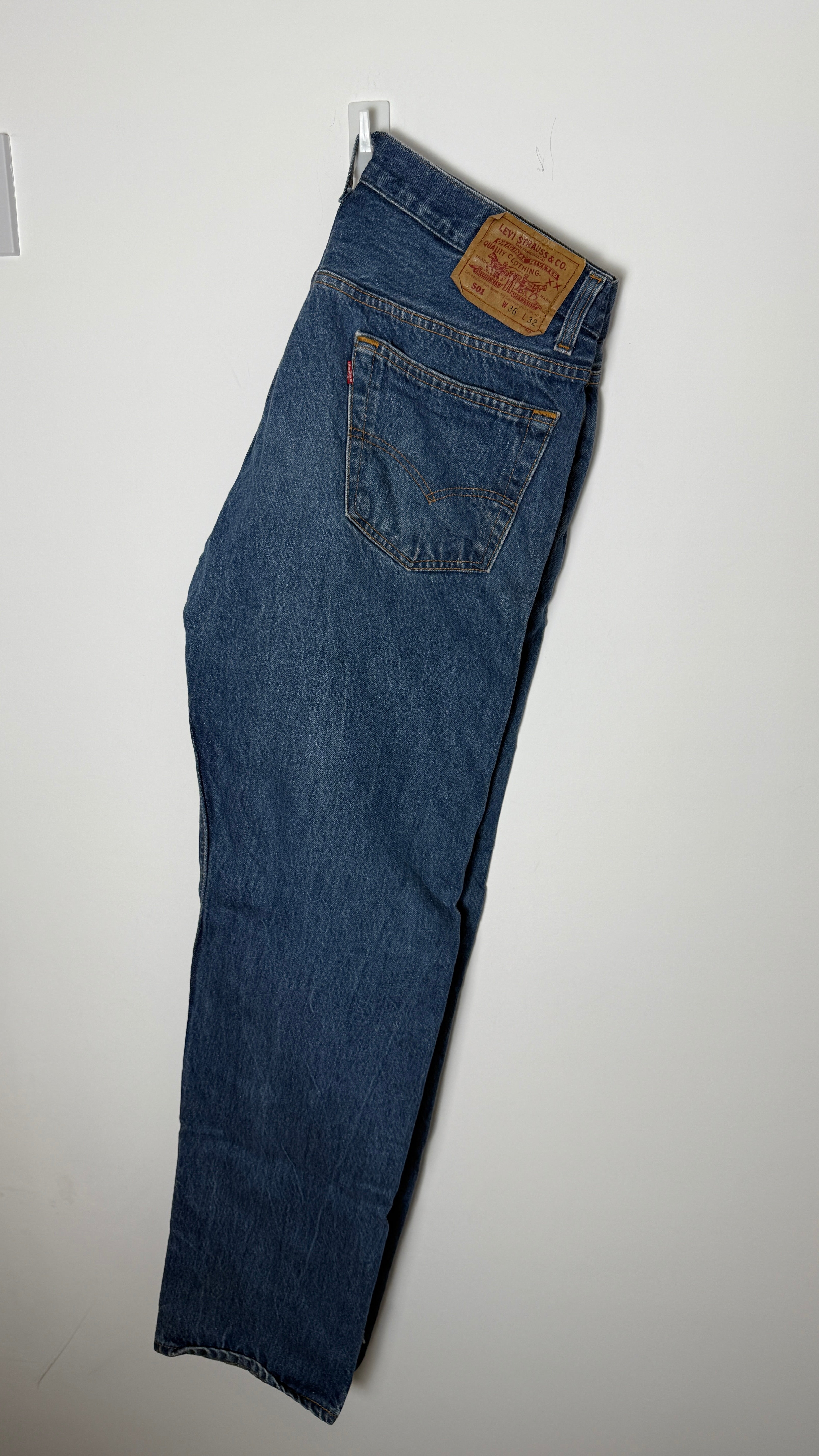 Vintage Levi's 501 XX, USA Made Denim Jeans - Blue - W36 L32