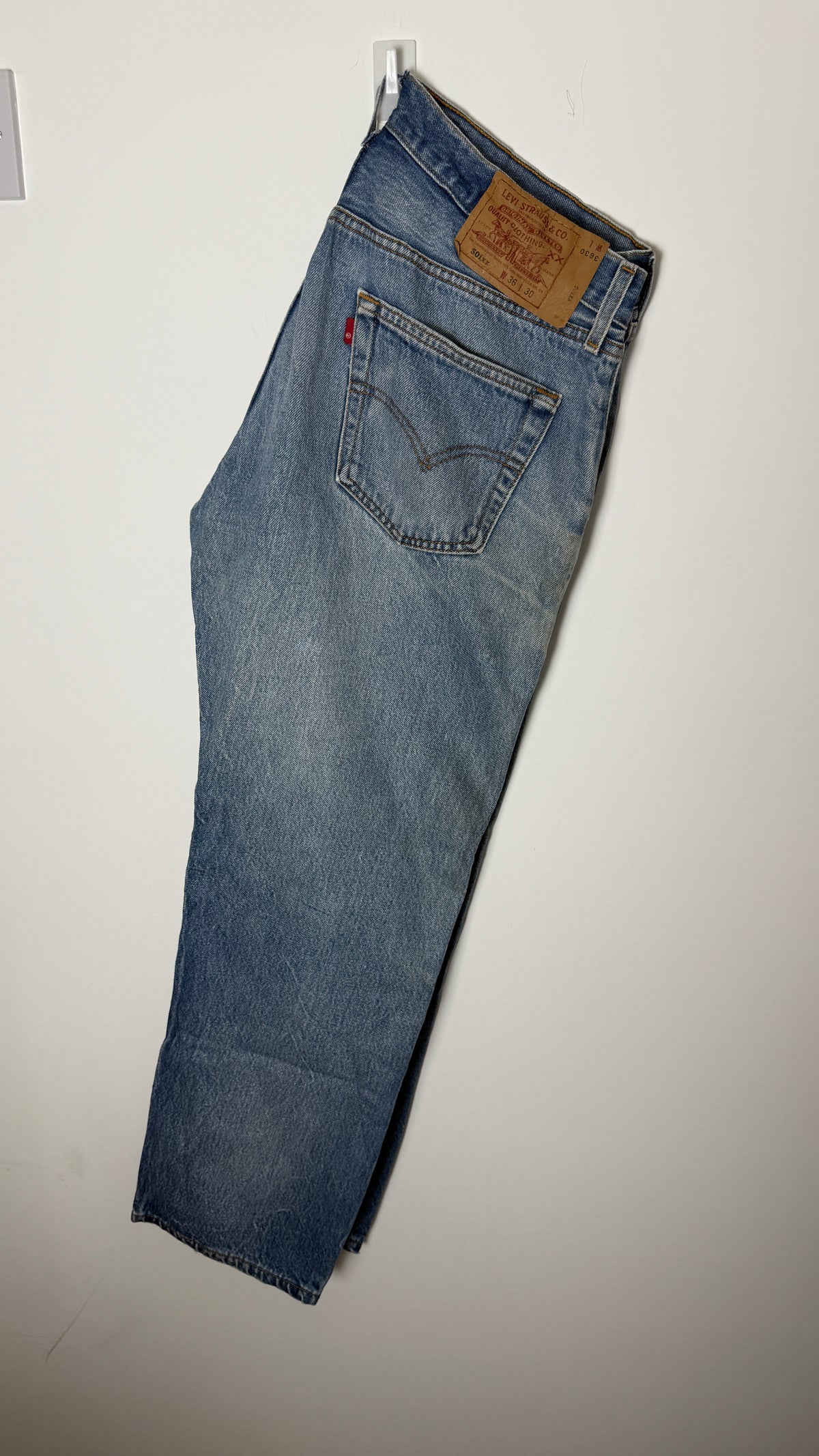 Rare Vintage Levi's 501 XX, USA Made Denim Jeans - Faded Light Blue - W27 L30