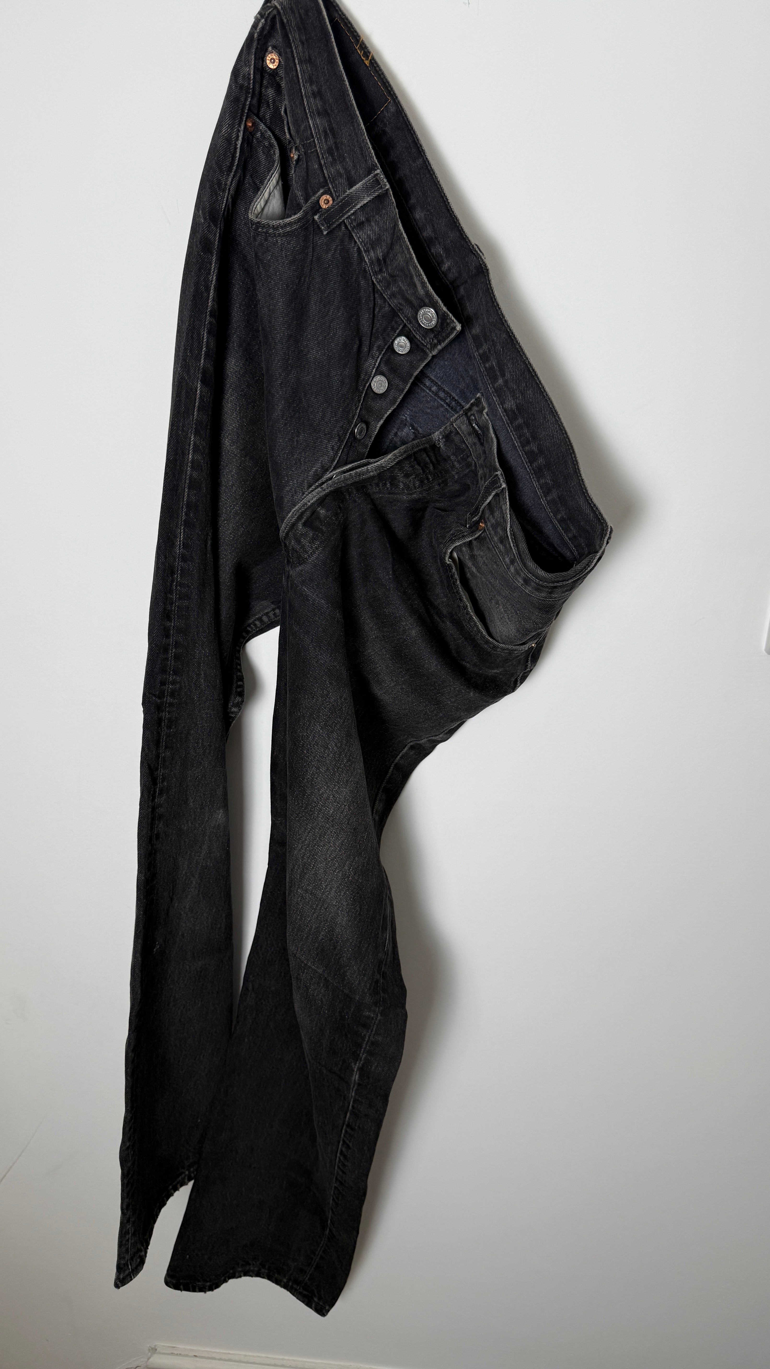 Vintage Levi's 501 XX, USA Made Denim Jeans - Black - W38 L34
