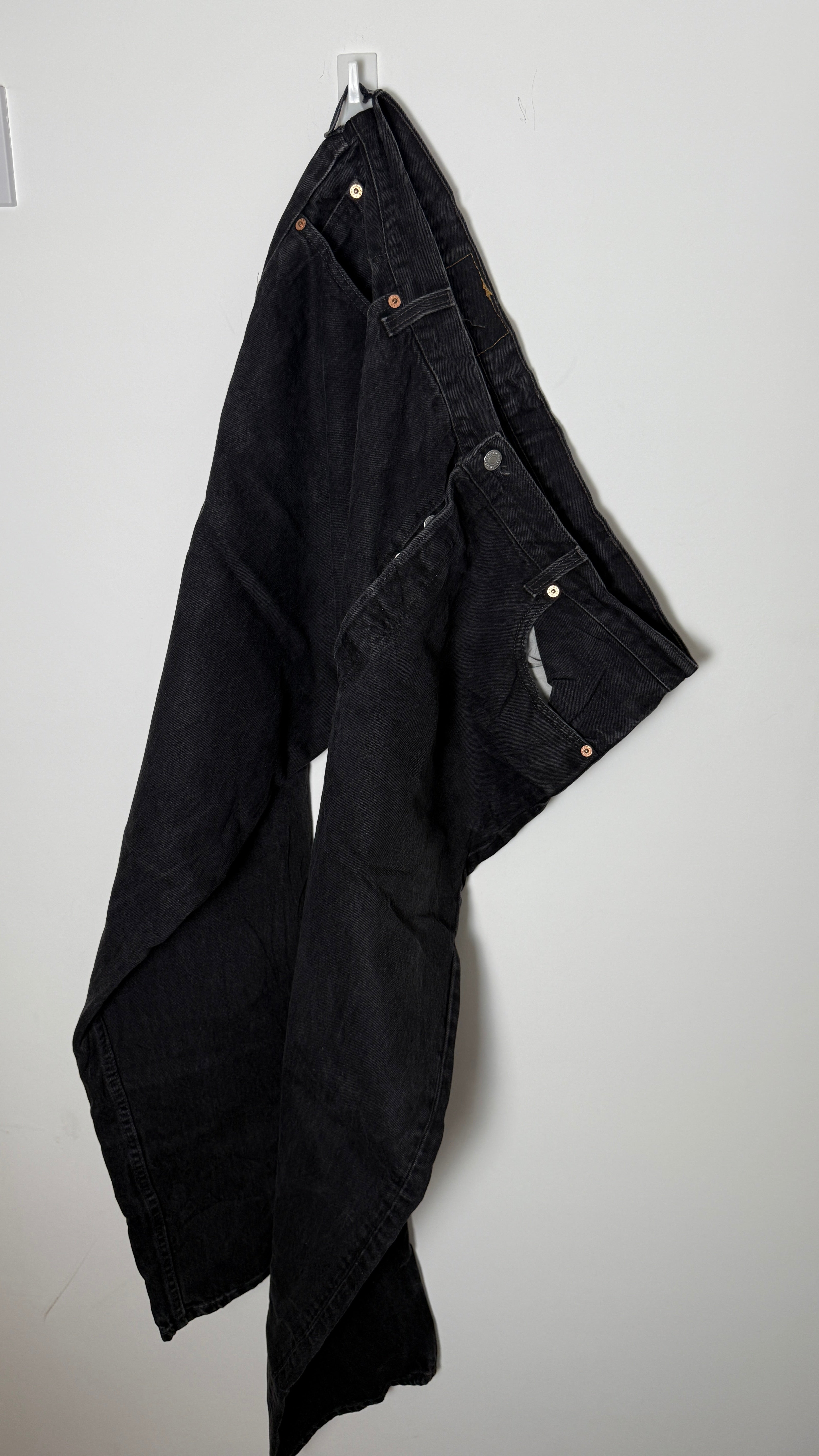 Vintage Levi's 501 XX, USA Made Denim Jeans - Black - W42 L32