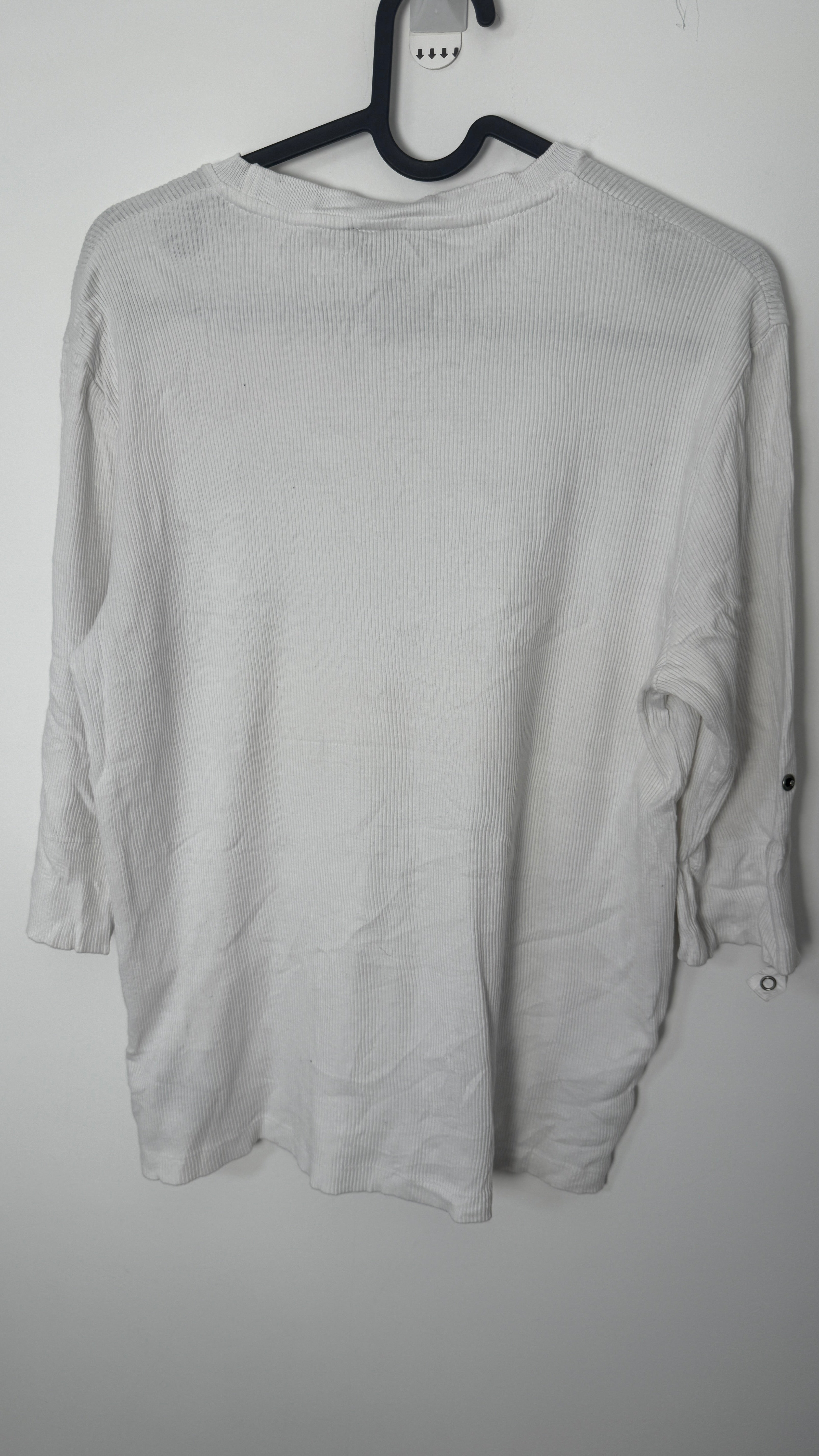 Lauren by Ralph Lauren 1/4 Sleeved Top - White