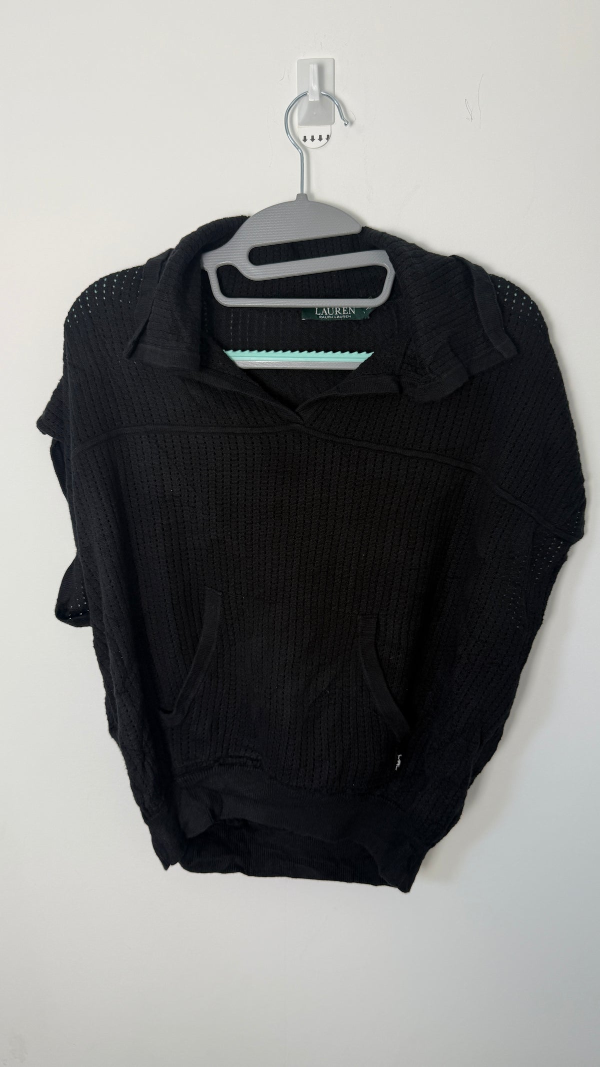 Lauren by Ralph Lauren Black Vest