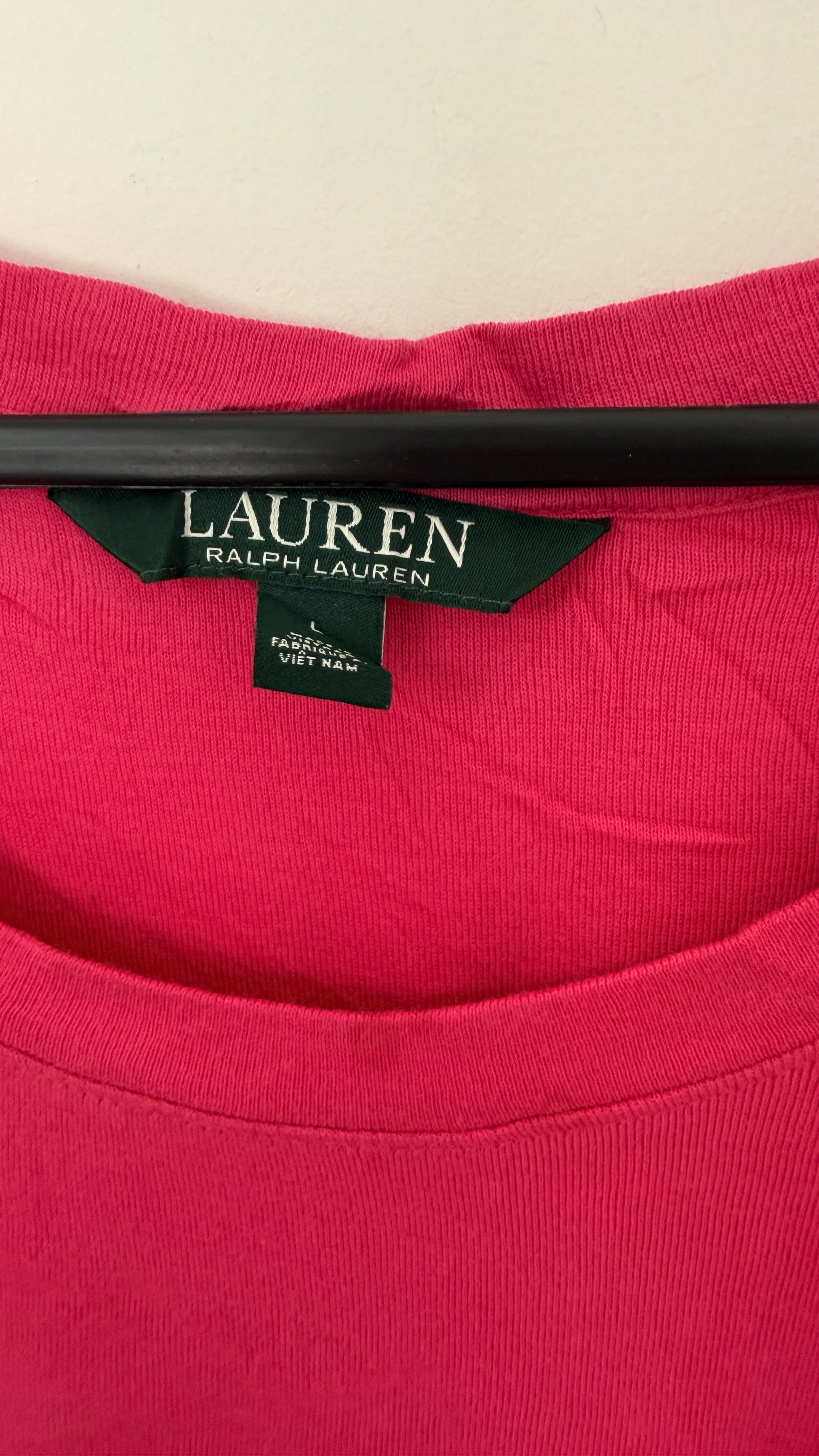 Lauren by Ralph Lauren Hot Pink T-shirt