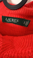 Lauren by Ralph Lauren High Neck Jumper - Red