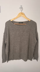 Lauren by Ralph Lauren knitted grey jumper