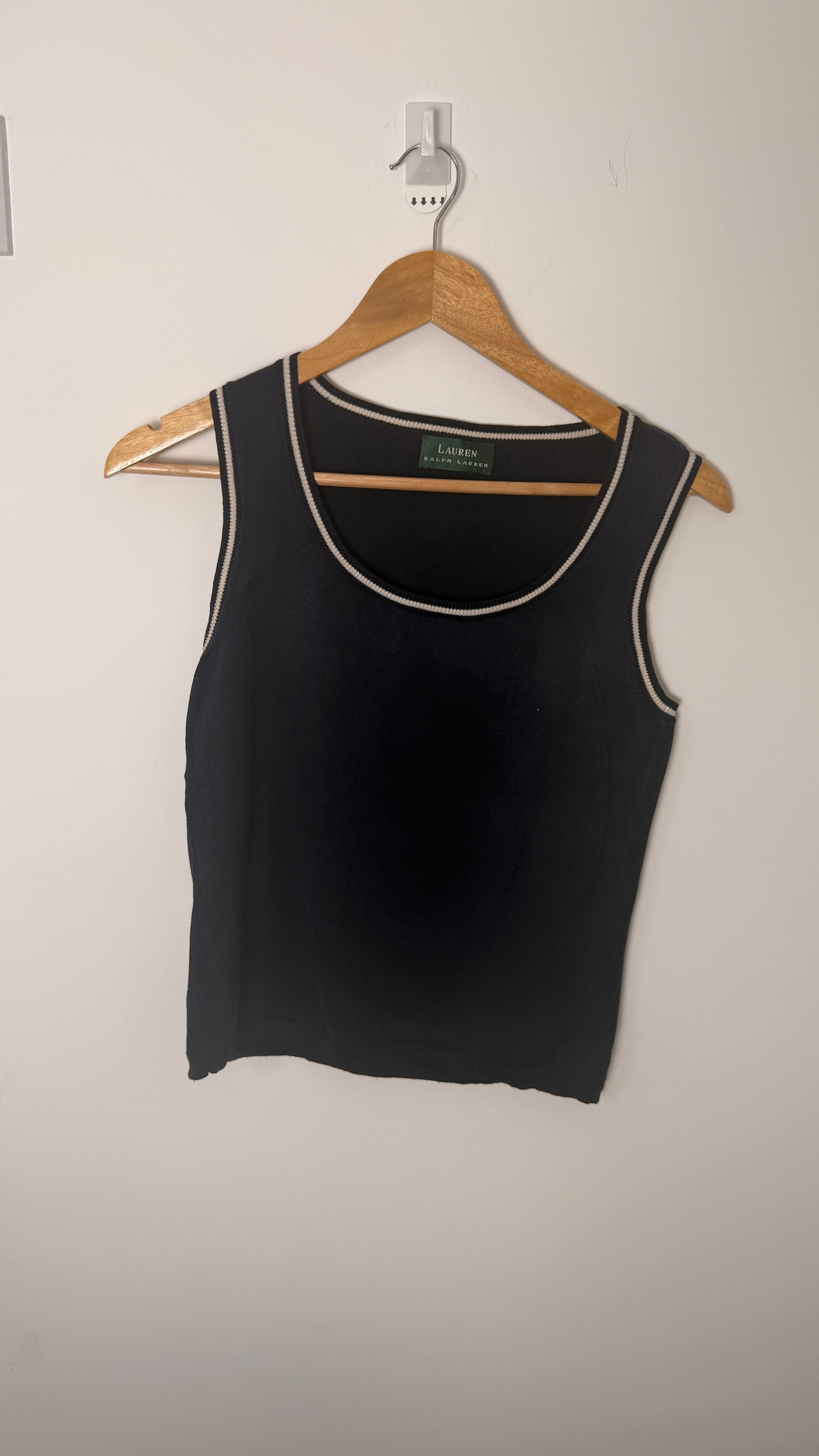 Lauren by Ralph Lauren Navy Blue Vest