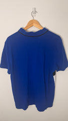 Nautica Polo T-shirt Black Three Tone Blue white navy