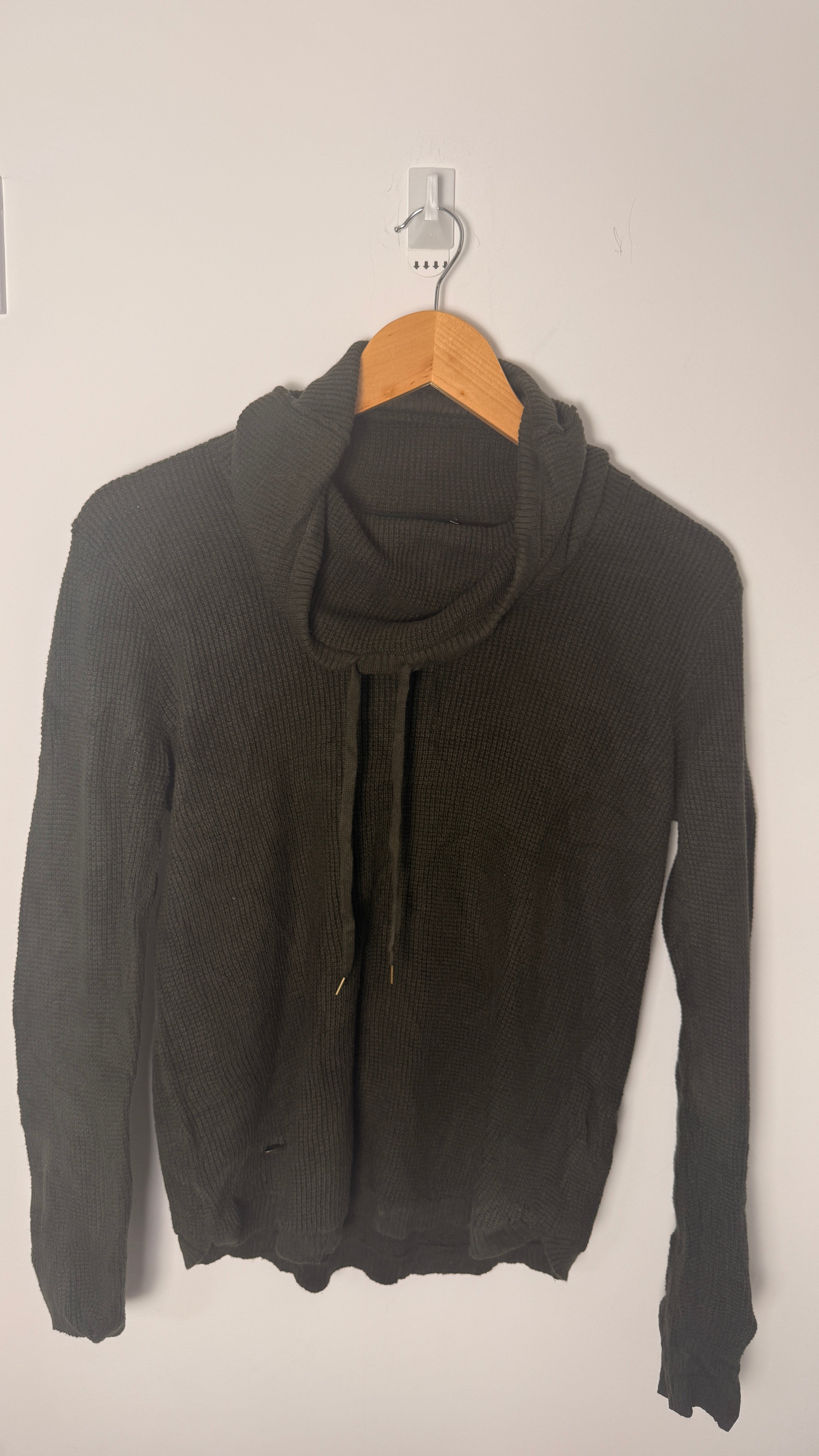 Lauren by Ralph Lauren Olive Green High Neck Jumper