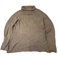 L.L.Bean Beige Roll Neck Knit Sweater