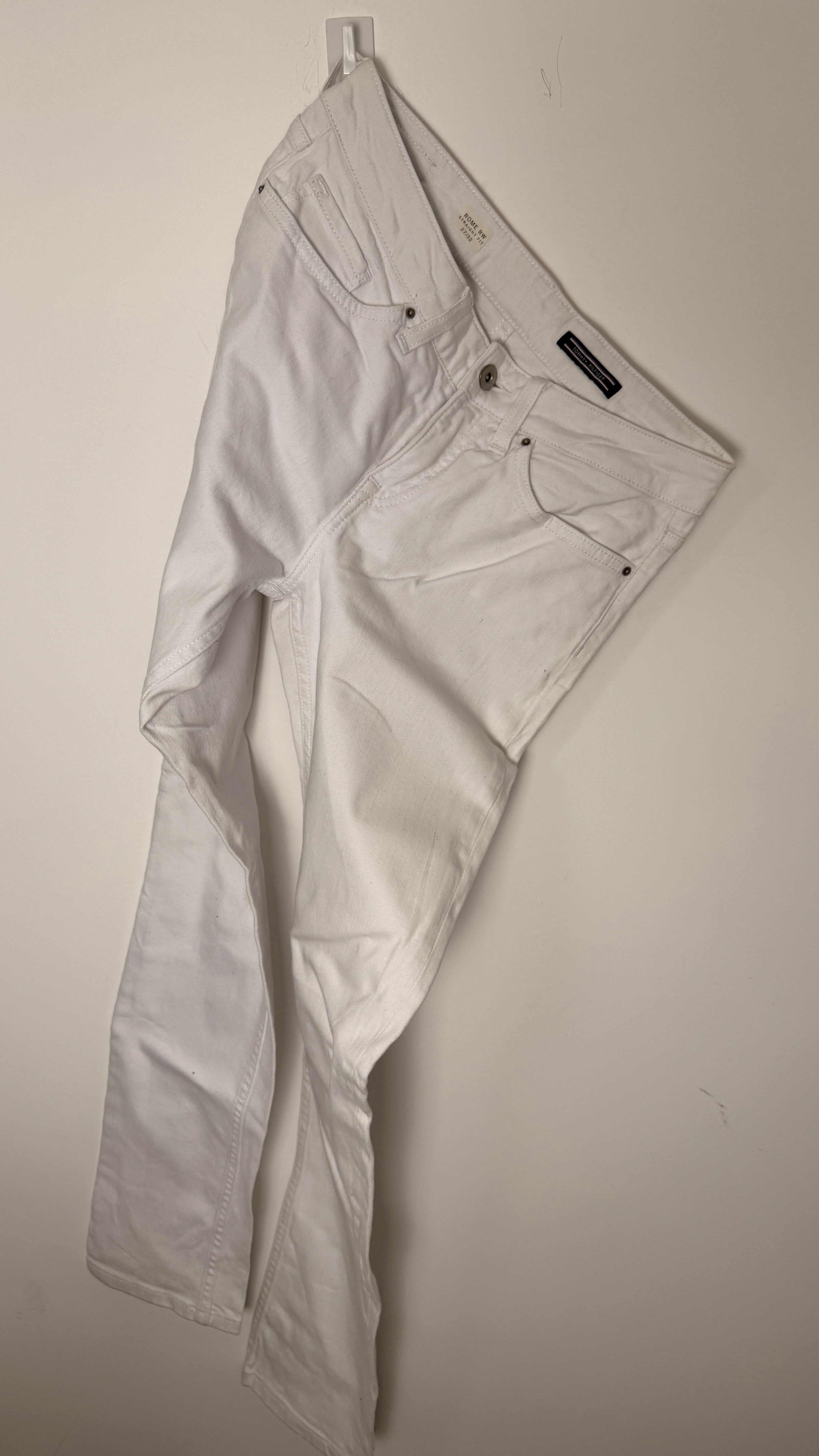 Tommy Hilfiger Straight Fit White Jeans