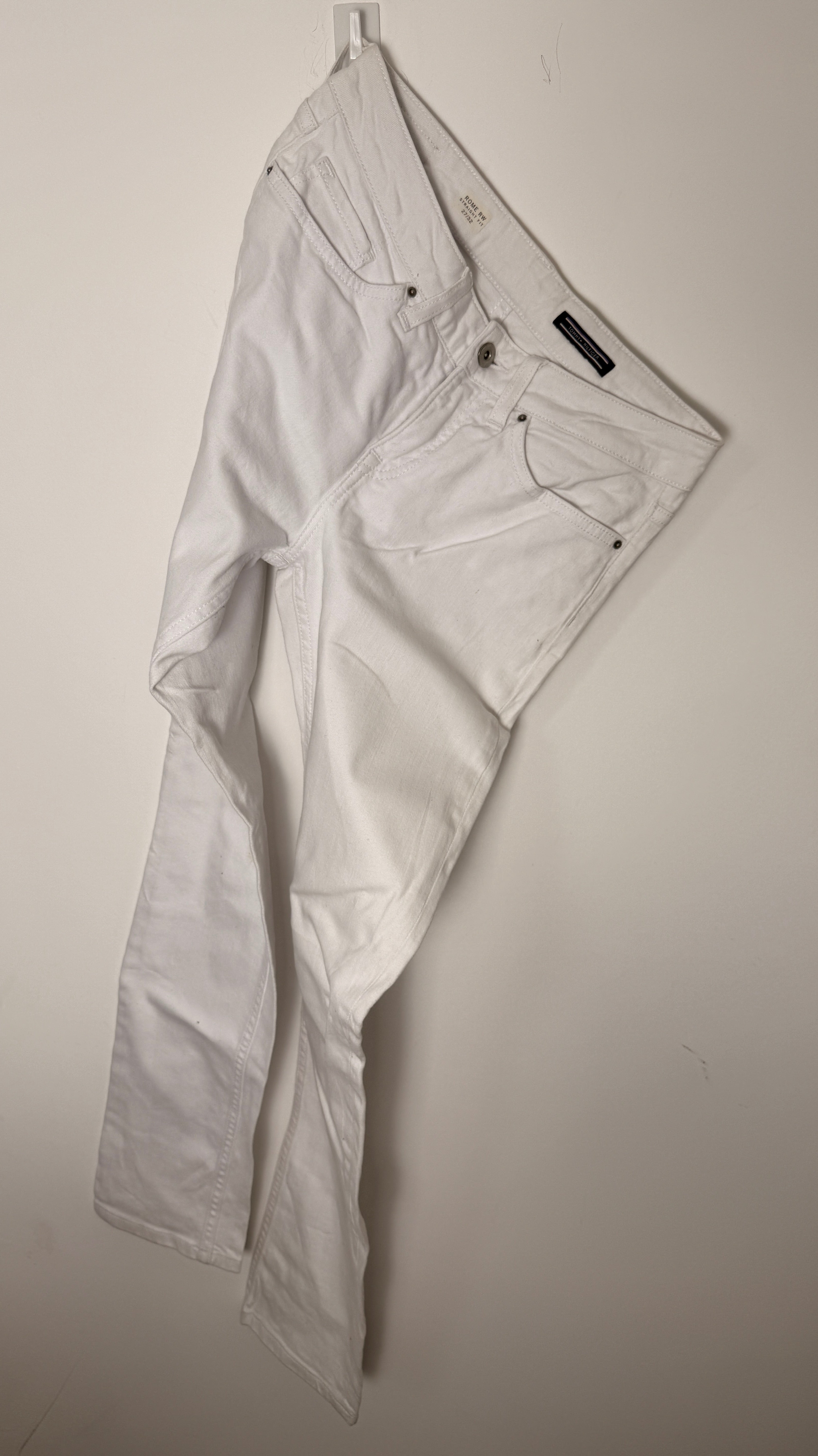 Tommy Hilfiger Straight Fit White Jeans
