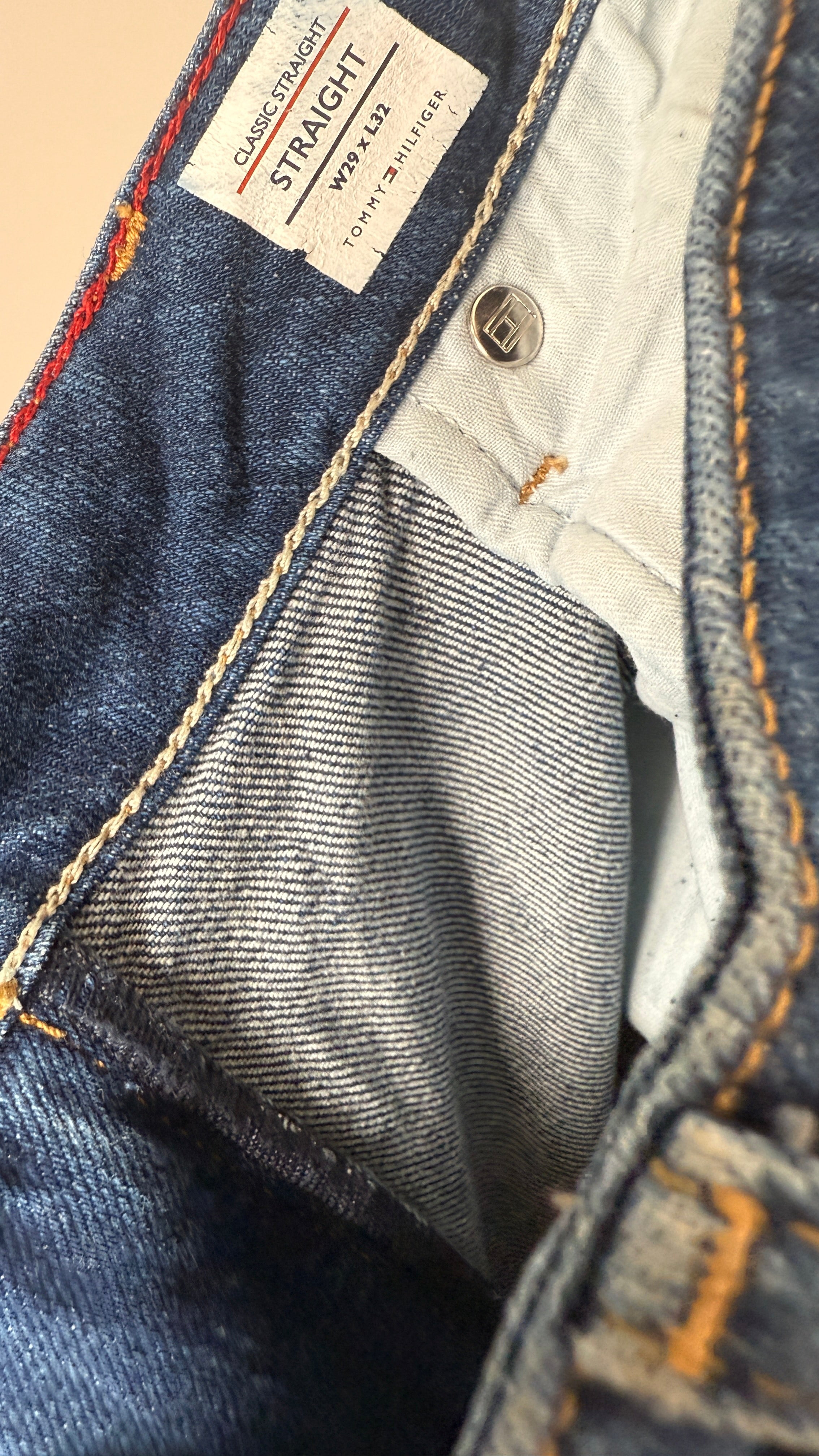 Tommy Hilfiger Straight Fit Blue Jeans