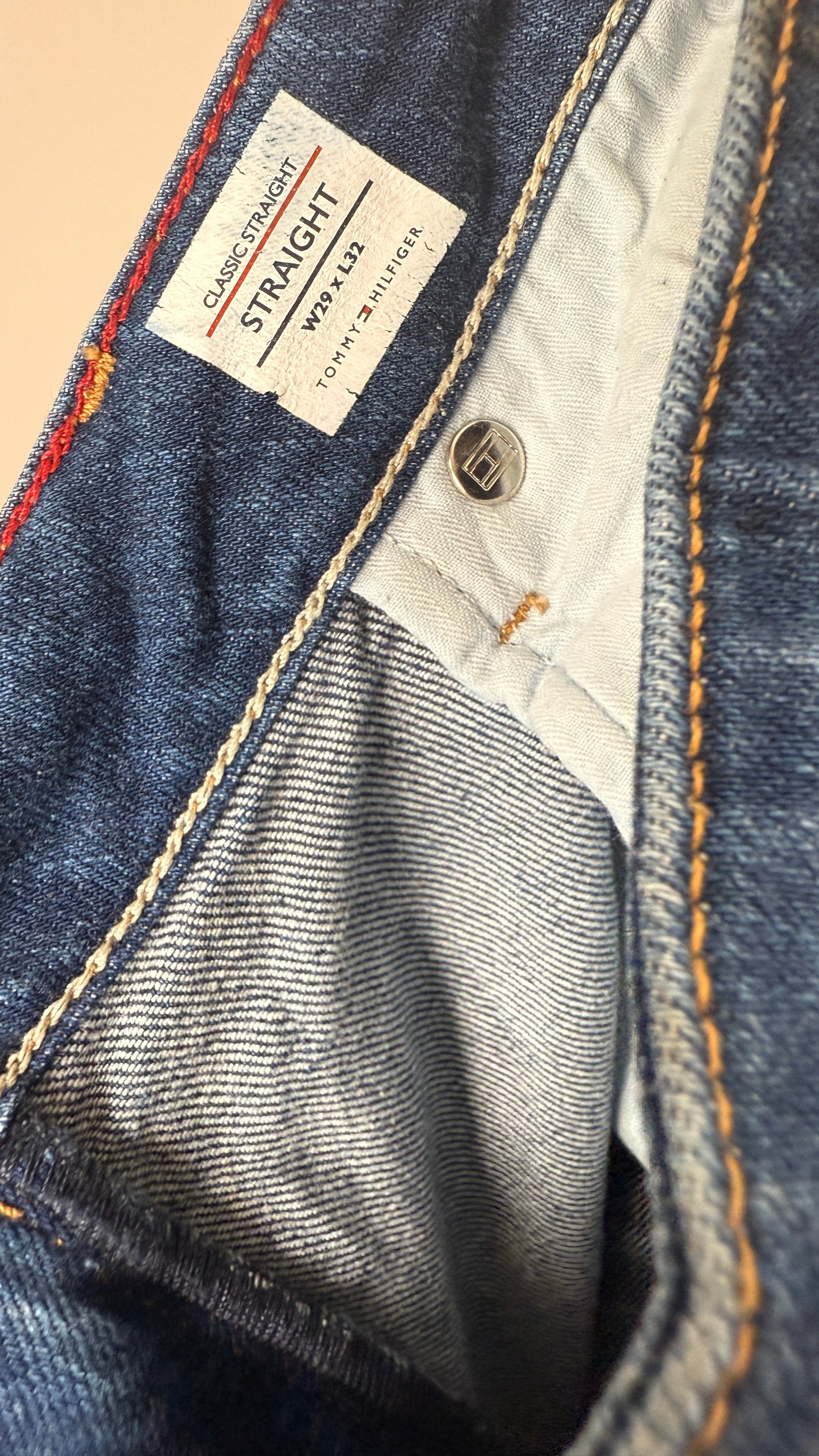 Tommy Hilfiger Straight Fit Blue Jeans