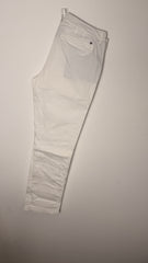 Tommy Hilfiger White Stretch Slim Ankle Trousers