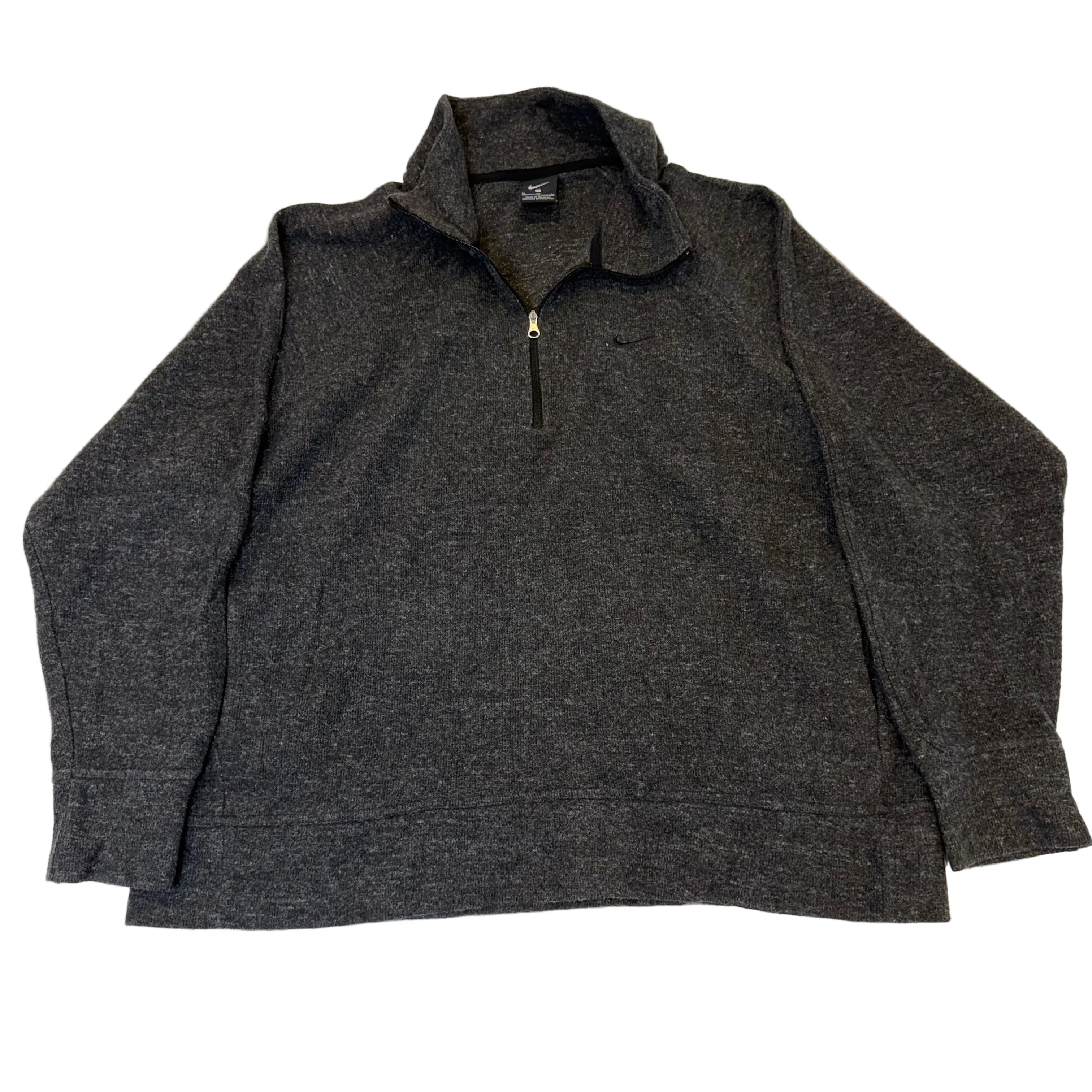 Nike Grey Quarter-Zip Fleece