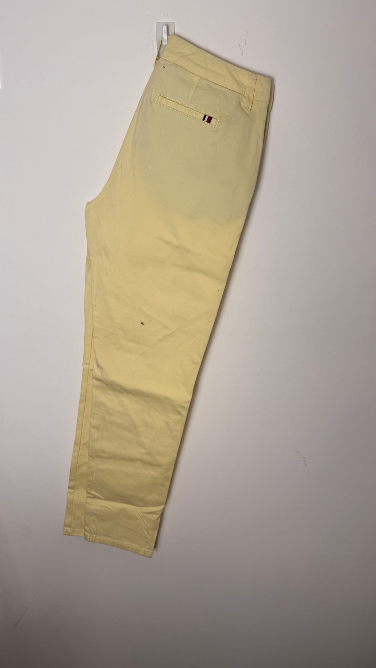 Tommy Hilfiger Yellow Stretch Slim Chinos