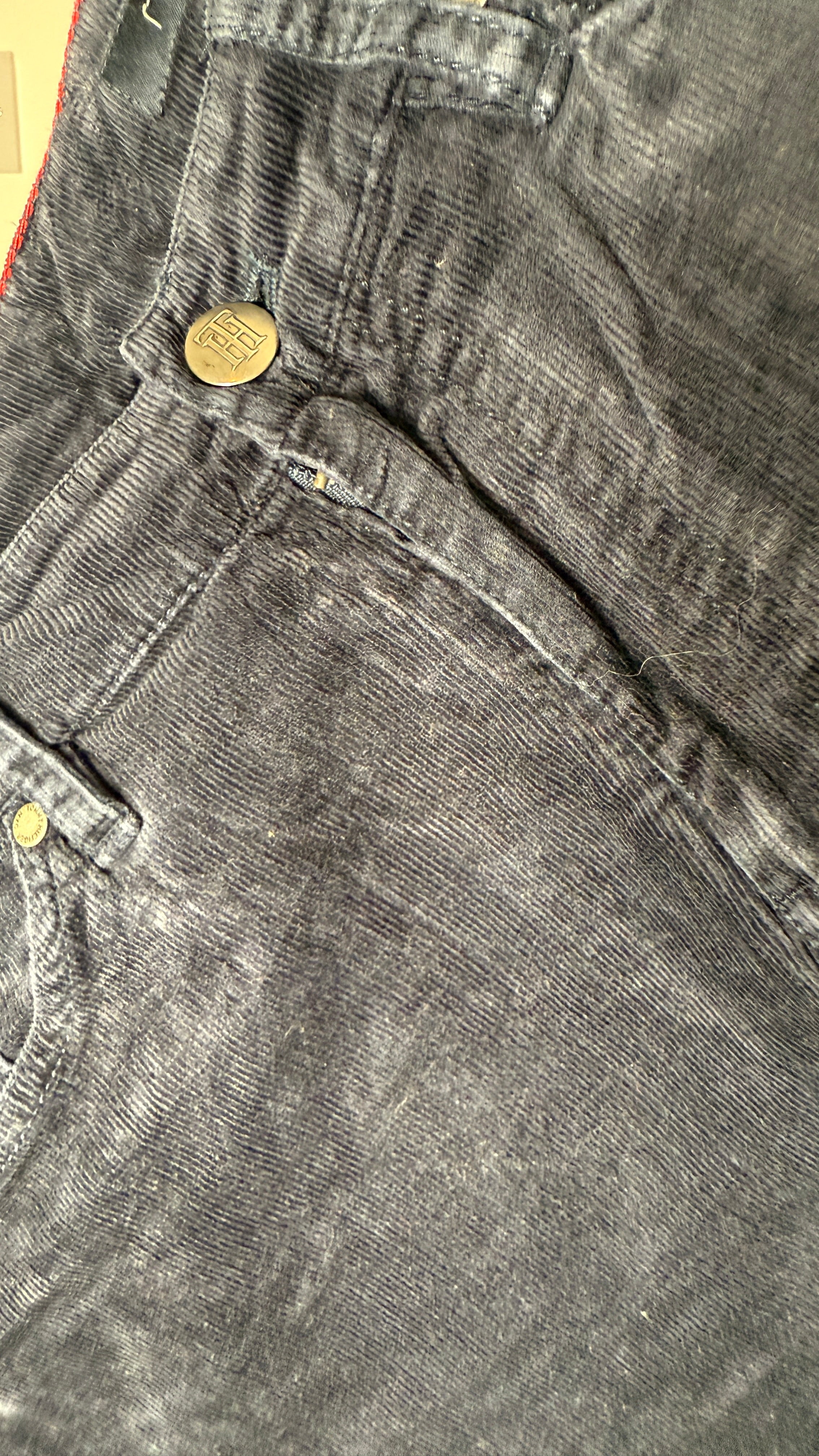 Tommy Hilfiger Corduroy Trousers — Navy