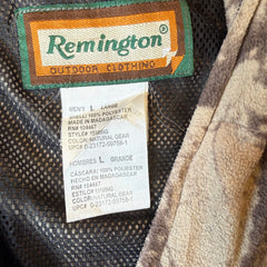 Remington Realtree Camo Fleece Jacket – Men’s Large