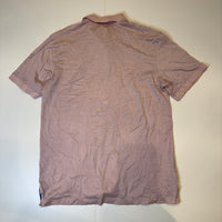 Polo Ralph Lauren Pink Striped Polo Shirt Pro Fit