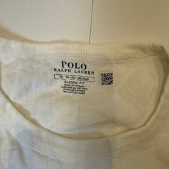 Polo Ralph Lauren White Long Sleeve T-Shirt Classic Fit